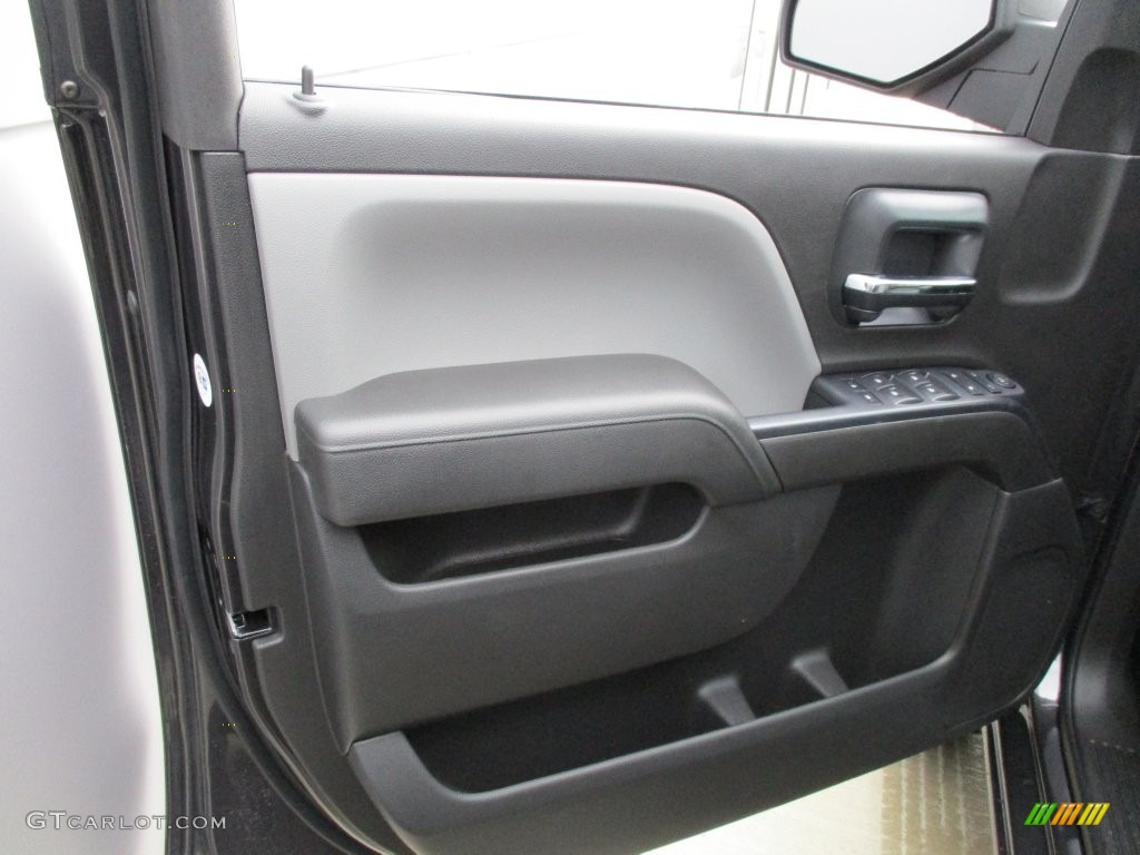 2016 Silverado 1500 WT Double Cab 4x4 - Tungsten Metallic / Dark Ash/Jet Black photo #10