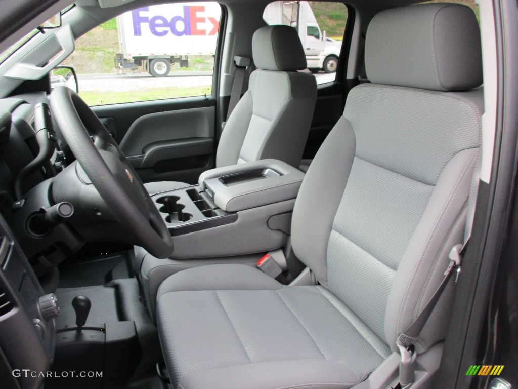 2016 Silverado 1500 WT Double Cab 4x4 - Tungsten Metallic / Dark Ash/Jet Black photo #11