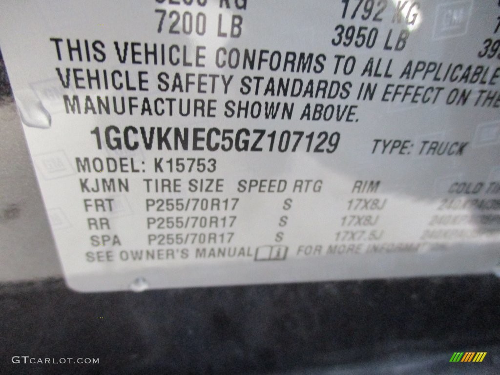 2016 Silverado 1500 WT Double Cab 4x4 - Tungsten Metallic / Dark Ash/Jet Black photo #19