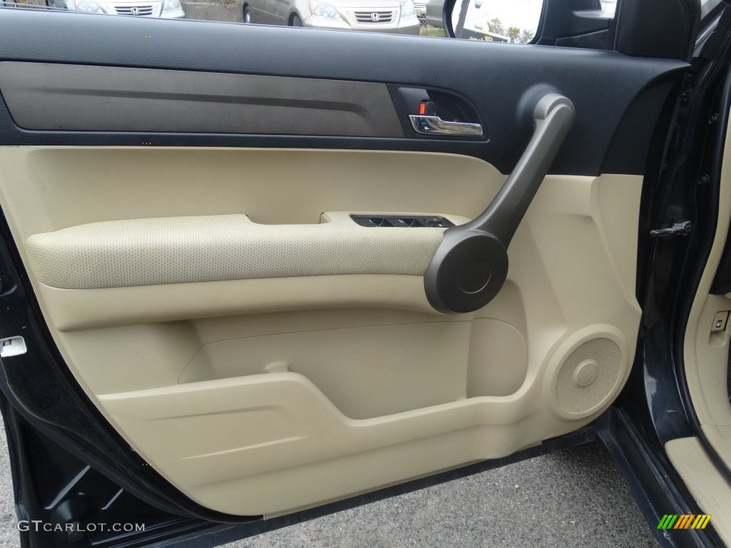 2008 CR-V EX 4WD - Nighthawk Black Pearl / Ivory photo #9