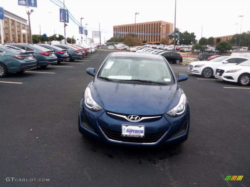 2016 Elantra SE - Blue / Beige photo #4