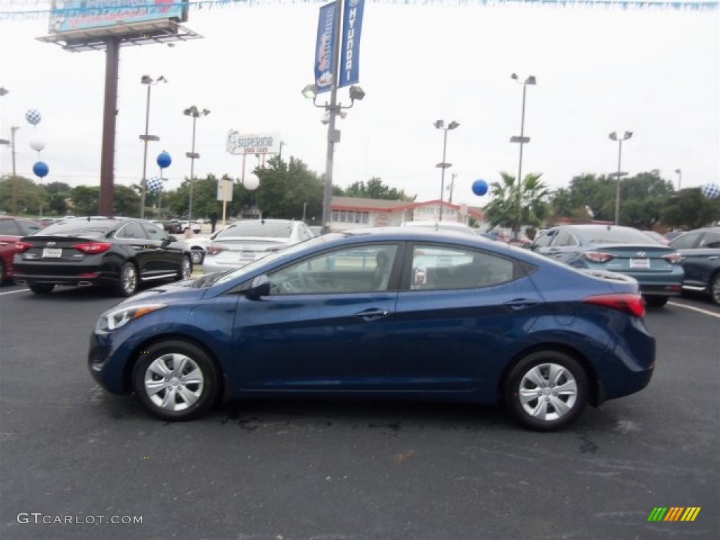 2016 Elantra SE - Blue / Beige photo #7