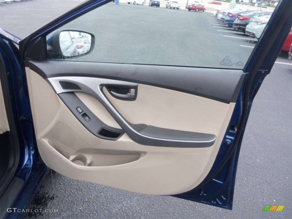 2016 Elantra SE - Blue / Beige photo #12