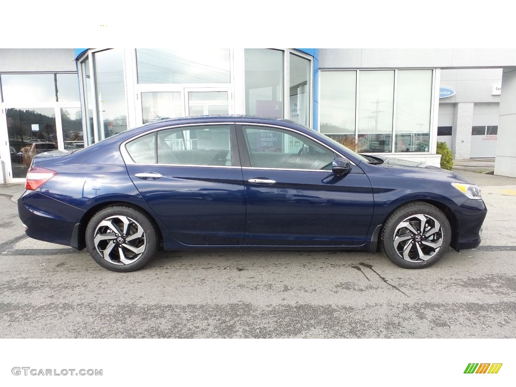 Obsidian Blue Pearl 2016 Honda Accord EX-L Sedan Exterior Photo #108633894