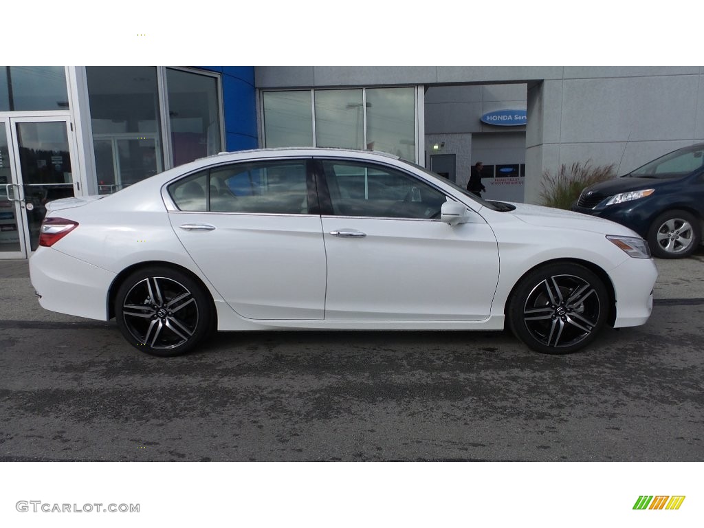 2016 Accord Touring Sedan - White Orchid Pearl / Ivory photo #2