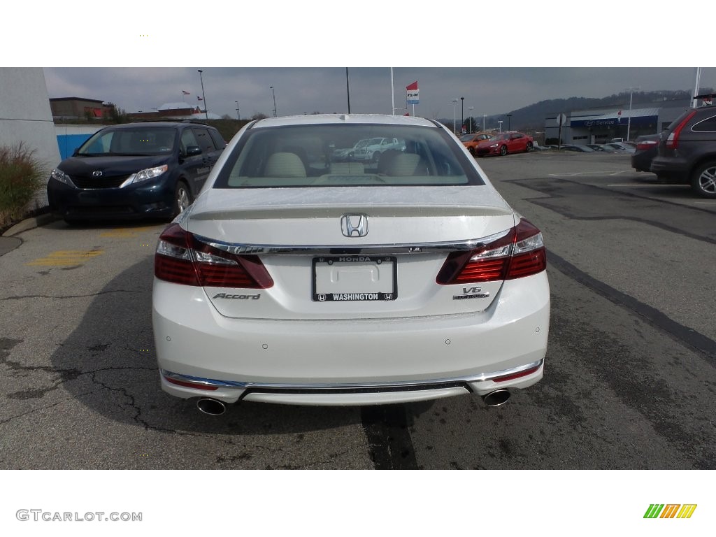 2016 Accord Touring Sedan - White Orchid Pearl / Ivory photo #5