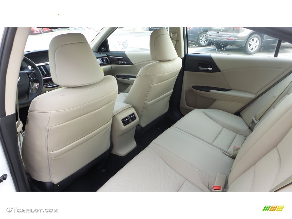 2016 Honda Accord EX-L V6 Sedan Rear Seat Photo #108634580