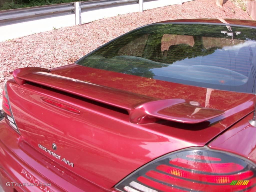 2001 Grand Am SE Sedan - Redfire Metallic / Dark Pewter photo #6