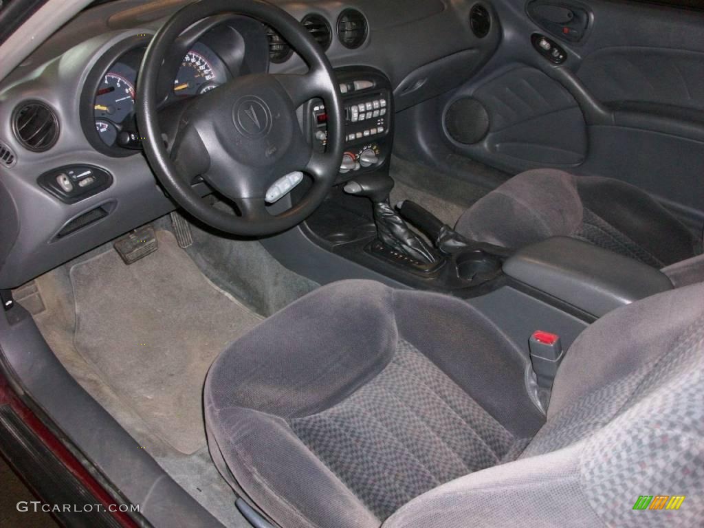 2001 Grand Am SE Sedan - Redfire Metallic / Dark Pewter photo #12