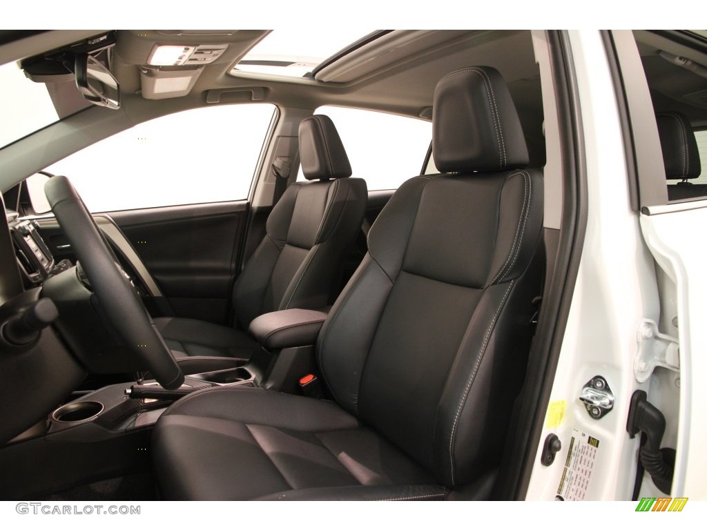 2015 RAV4 Limited AWD - Super White / Black photo #5