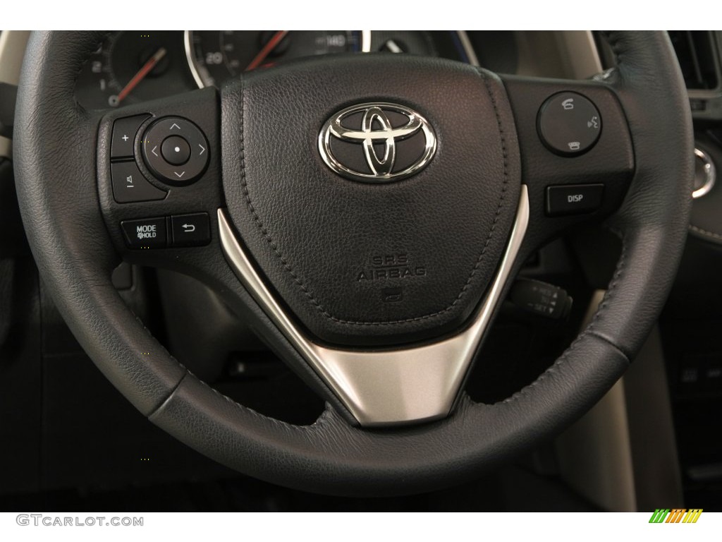 2015 RAV4 Limited AWD - Super White / Black photo #6