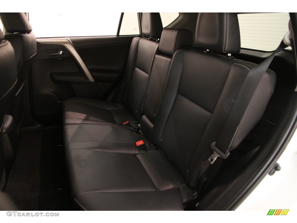 2015 RAV4 Limited AWD - Super White / Black photo #15