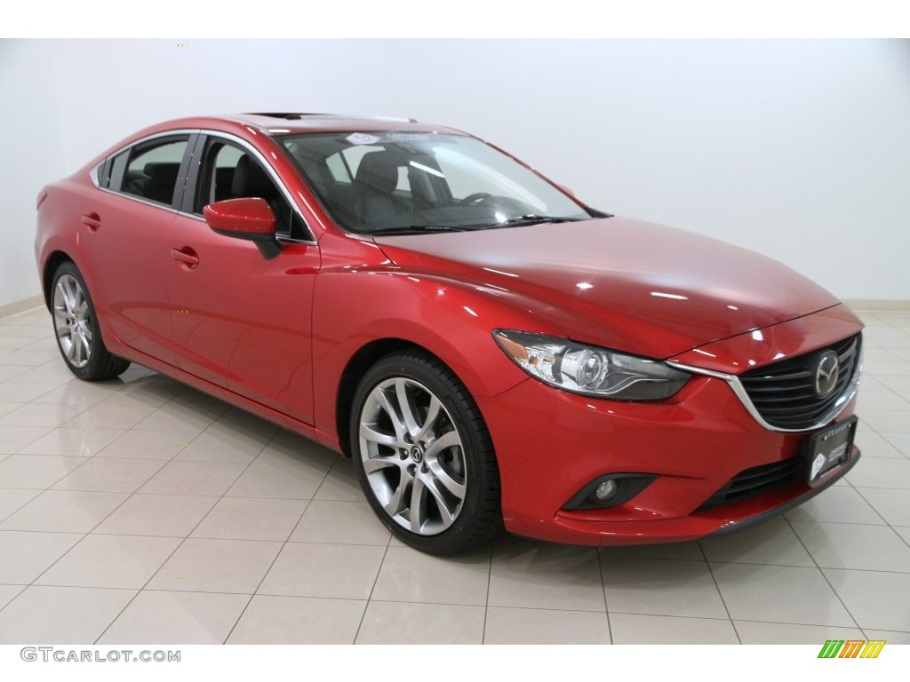 2014 MAZDA6 Grand Touring - Soul Red Mica / Black photo #1