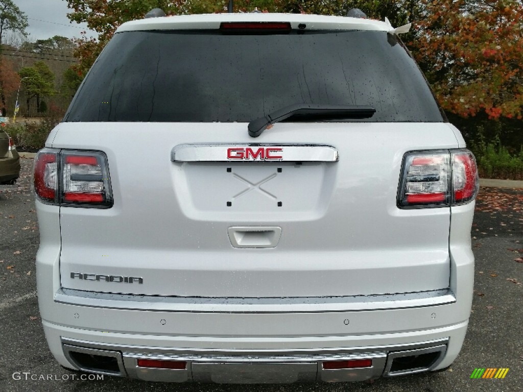 2016 Acadia Denali - White Frost Tricoat / Cocoa Dune photo #5