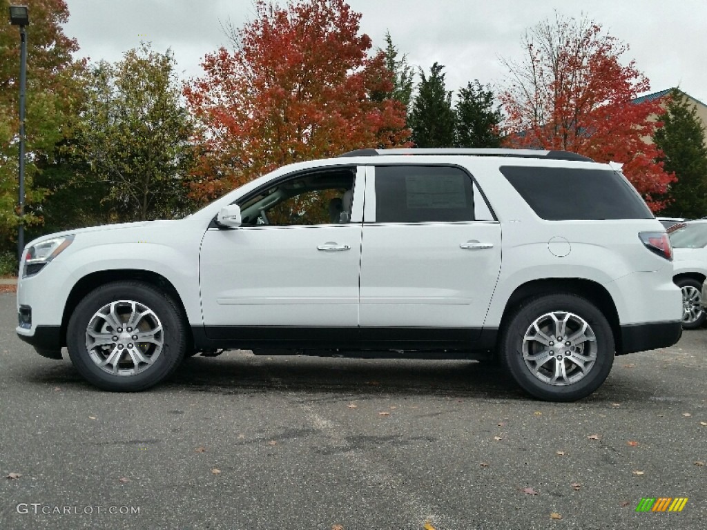 2016 Acadia SLT AWD - Summit White / Light Titanium photo #3