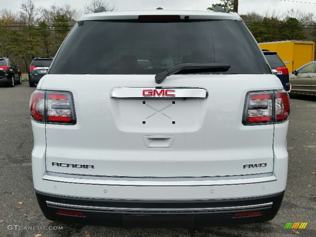 2016 Acadia SLT AWD - Summit White / Light Titanium photo #5