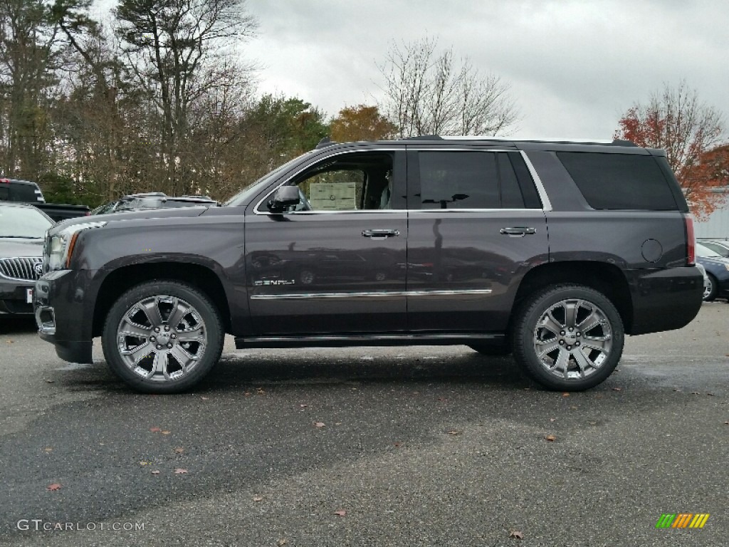 2016 Yukon Denali 4WD - Iridium Metallic / Cocoa/Dark Atmosphere photo #3