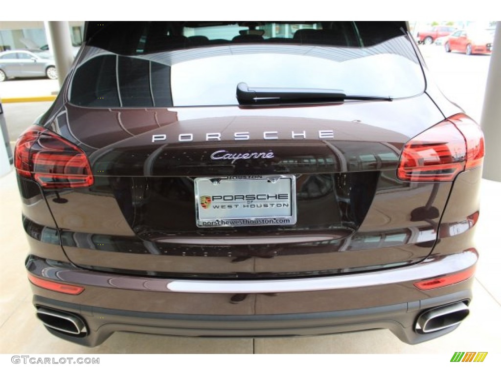 2016 Cayenne Diesel - Mahogany Metallic / Black/Luxor Beige photo #7