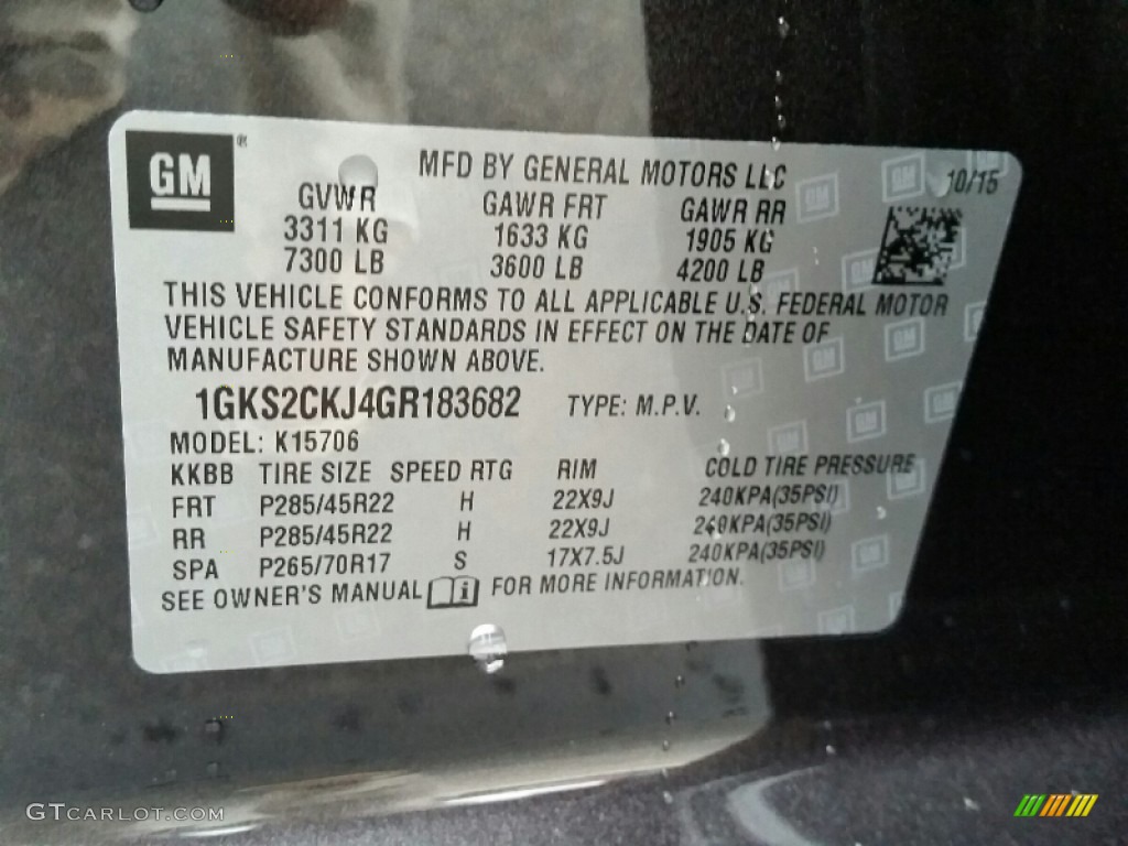 2016 Yukon Denali 4WD - Iridium Metallic / Cocoa/Dark Atmosphere photo #11