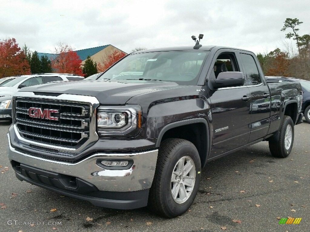 2016 Sierra 1500 SLE Double Cab 4WD - Iridium Metallic / Jet Black photo #1