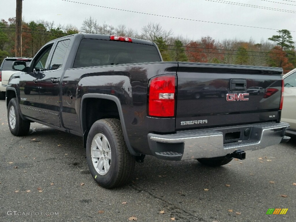 2016 Sierra 1500 SLE Double Cab 4WD - Iridium Metallic / Jet Black photo #4