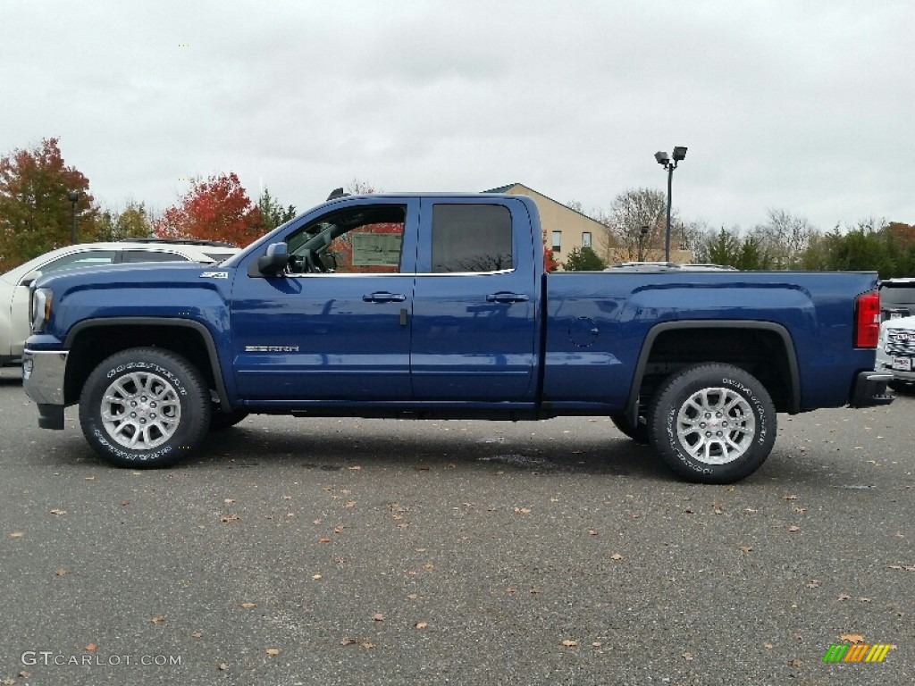 Stone Blue Metallic 2016 GMC Sierra 1500 SLE Double Cab 4WD Exterior Photo #108641447