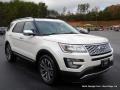 2016 White Platinum Metallic Tri-Coat Ford Explorer Platinum 4WD  photo #7