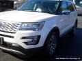 2016 White Platinum Metallic Tri-Coat Ford Explorer Platinum 4WD  photo #38