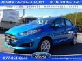 2016 Blue Candy Metallic Ford Fiesta SE Hatchback  photo #1