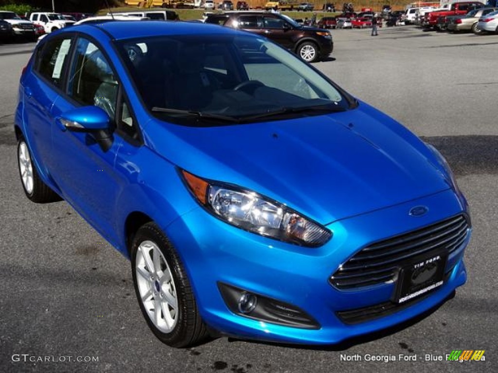 Blue Candy Metallic 2016 Ford Fiesta SE Hatchback Exterior Photo #108641954