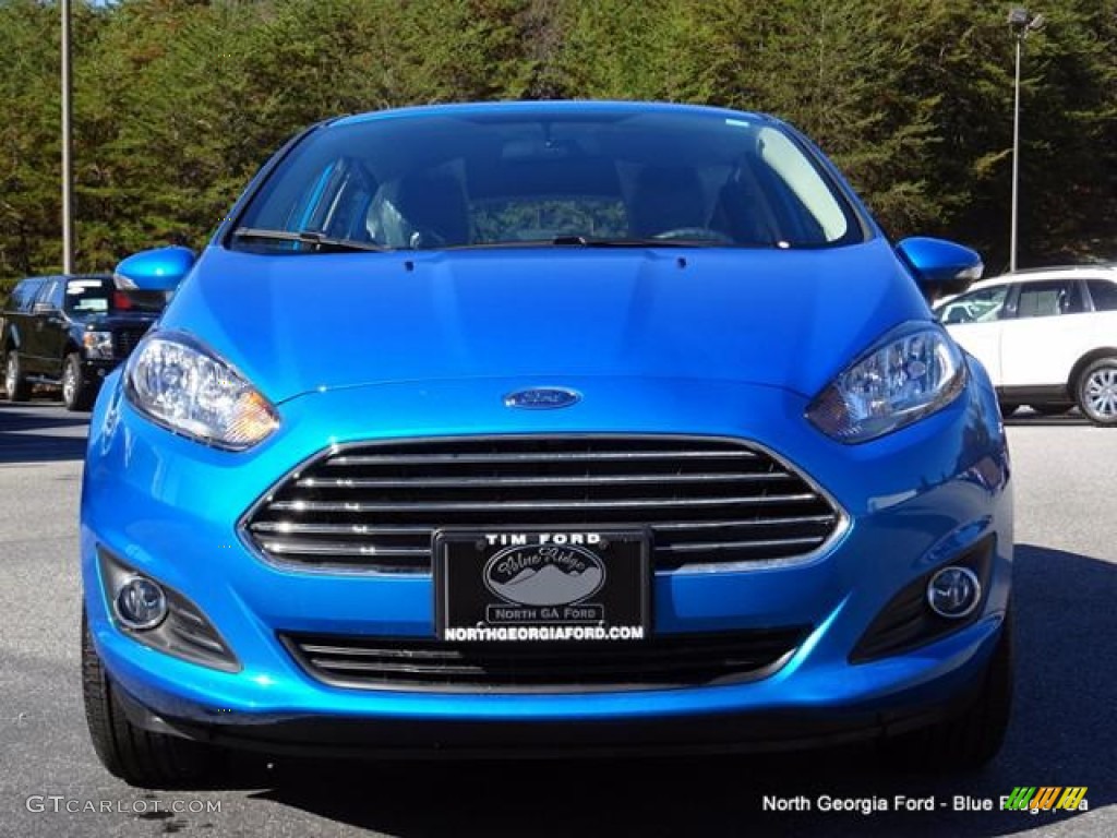 2016 Fiesta SE Hatchback - Blue Candy Metallic / Charcoal Black photo #7