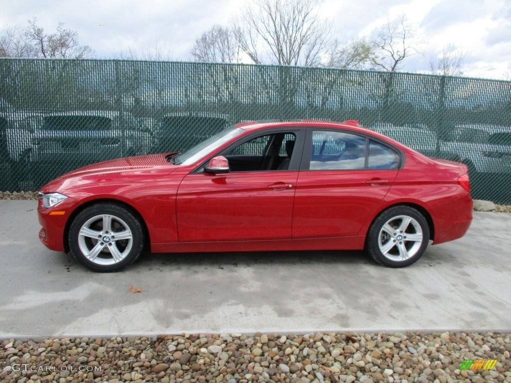 2013 3 Series 328i xDrive Sedan - Melbourne Red Metallic / Black photo #2