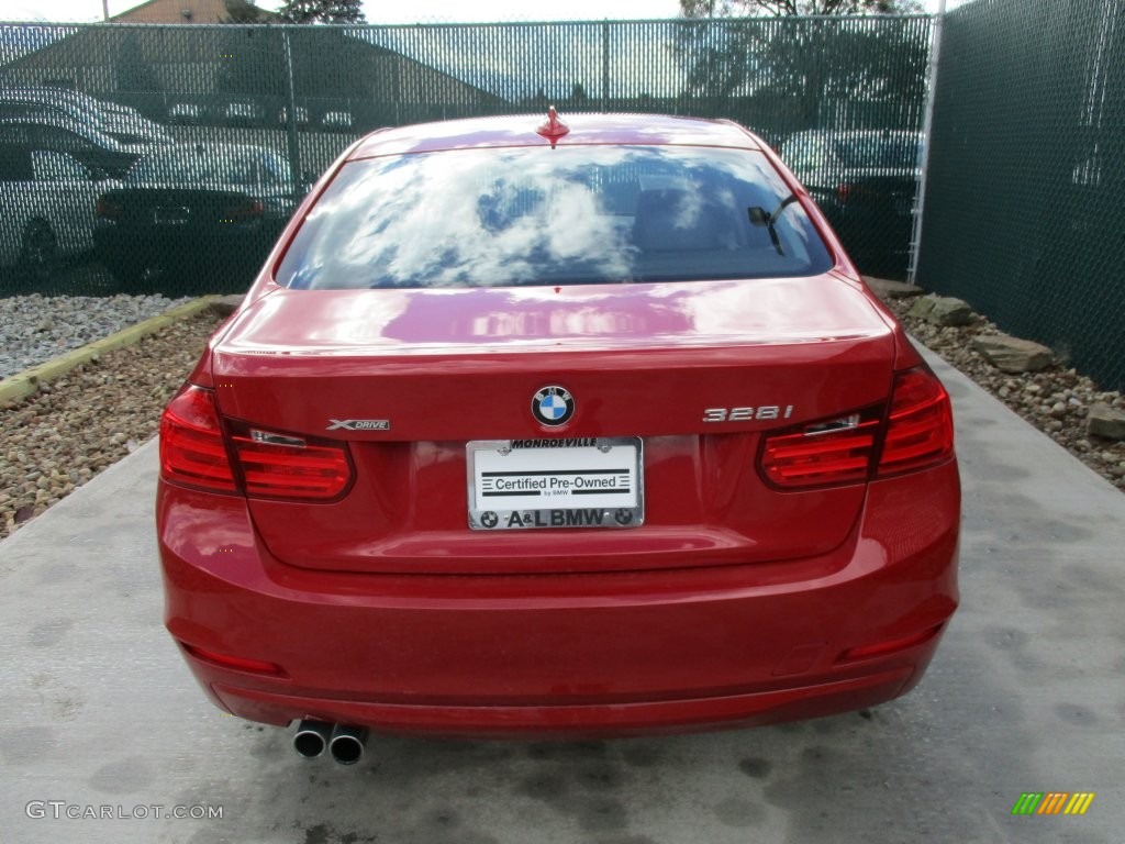 2013 3 Series 328i xDrive Sedan - Melbourne Red Metallic / Black photo #5