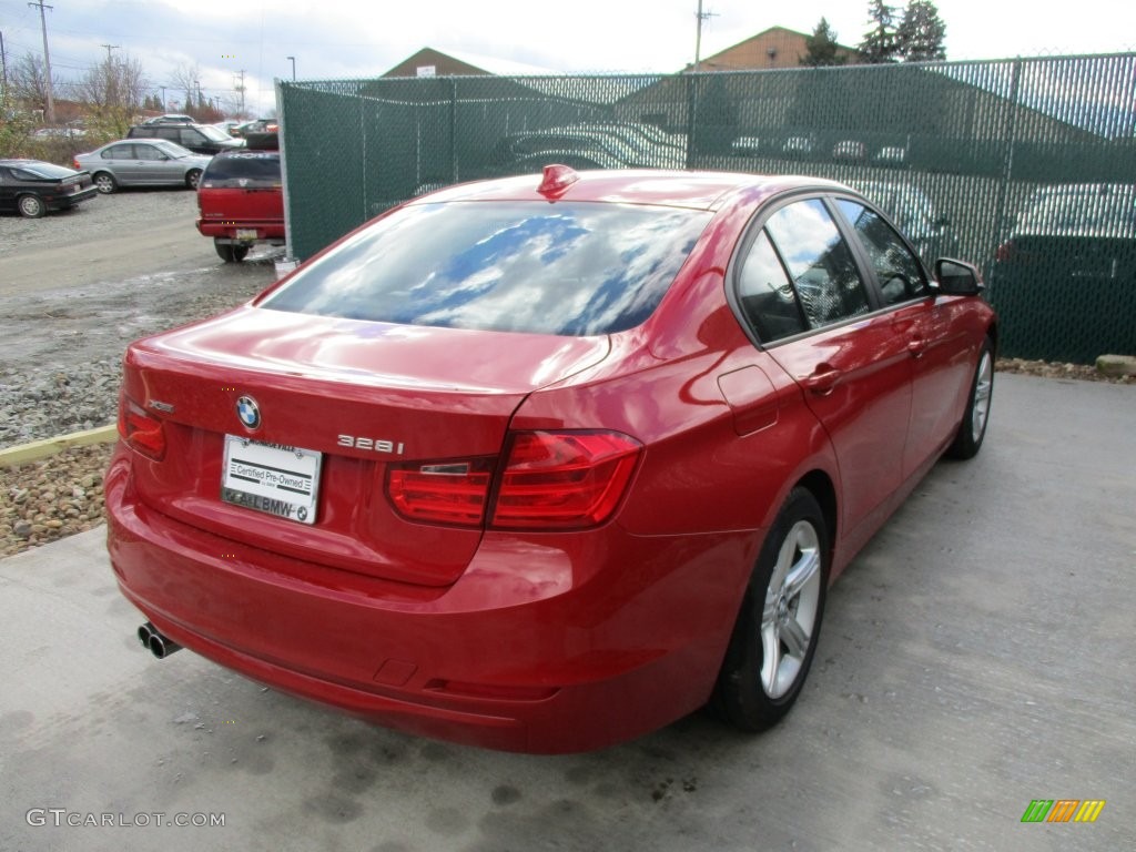 2013 3 Series 328i xDrive Sedan - Melbourne Red Metallic / Black photo #6