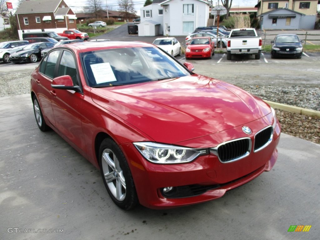 2013 3 Series 328i xDrive Sedan - Melbourne Red Metallic / Black photo #7