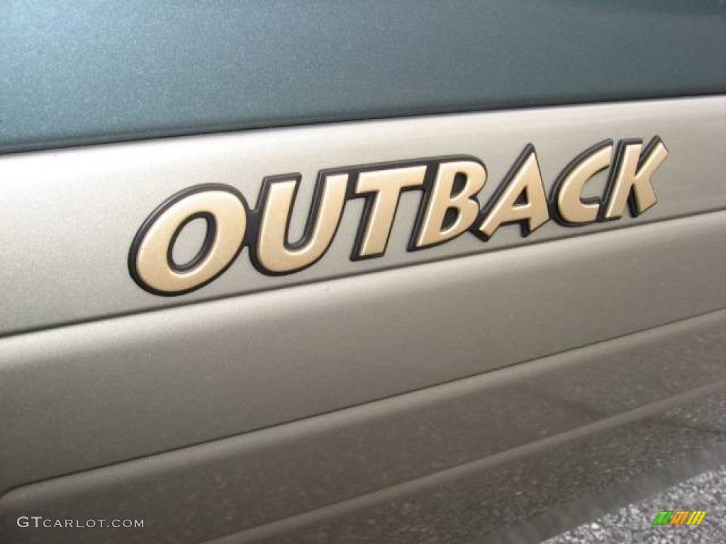 2002 Outback Limited Wagon - Wintergreen Metallic / Beige photo #52
