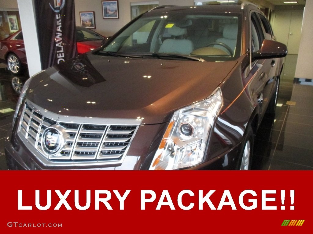 2015 SRX Luxury AWD - Cocoa Bronze Metallic / Shale/Brownstone photo #1