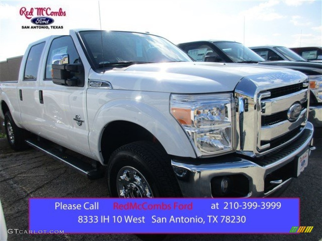 Oxford White Ford F250 Super Duty