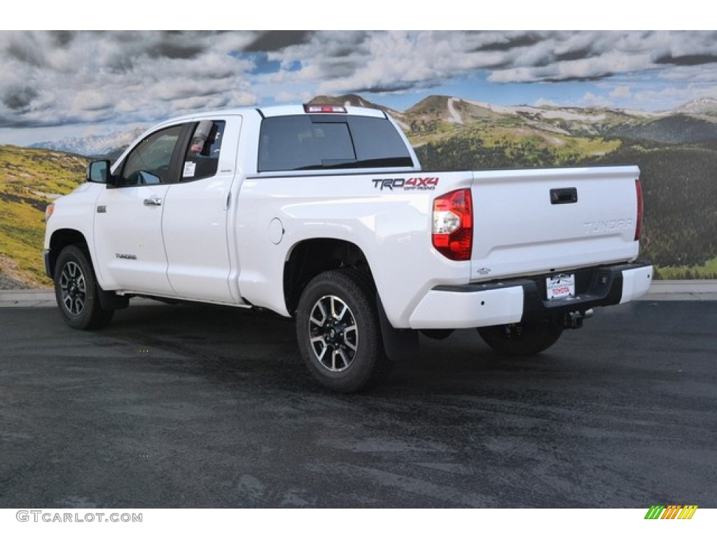 2016 Tundra Limited CrewMax 4x4 - Super White / Graphite photo #3