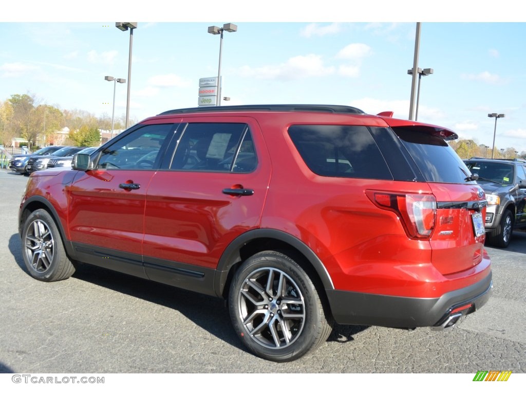 2016 Explorer Sport 4WD - Ruby Red Metallic Tri-Coat / Ebony Black photo #26