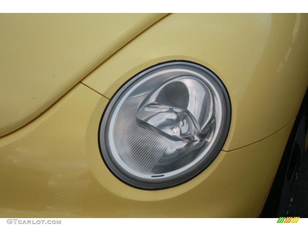 2001 New Beetle GLS Coupe - Yellow / Black photo #3