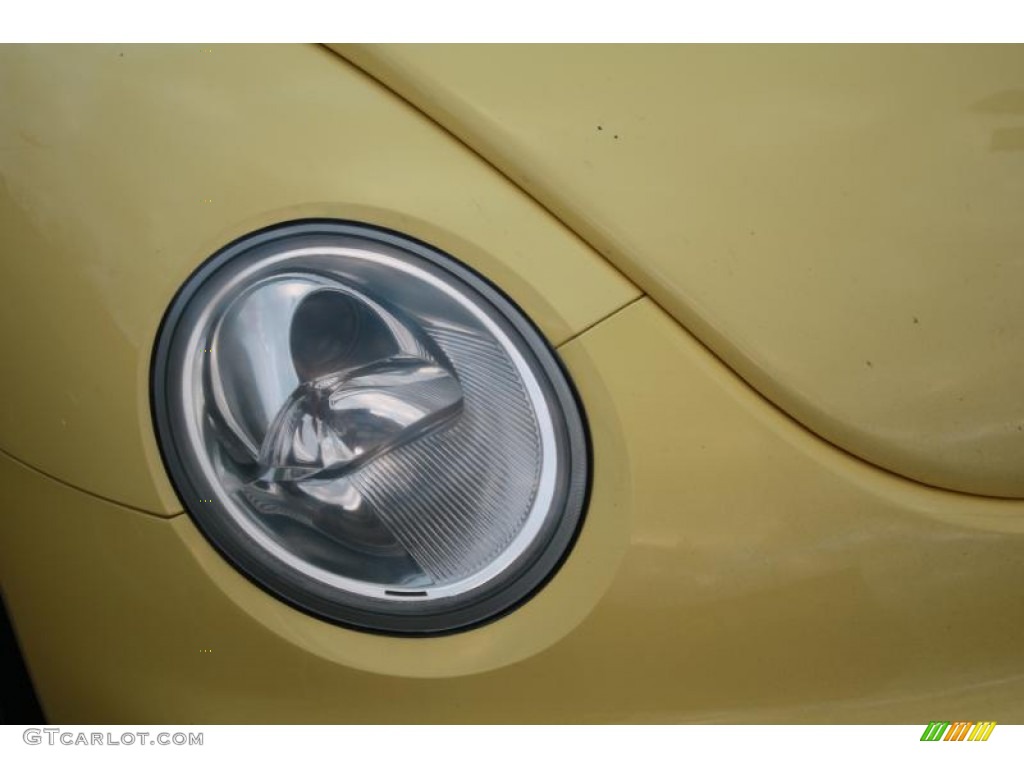 2001 New Beetle GLS Coupe - Yellow / Black photo #4