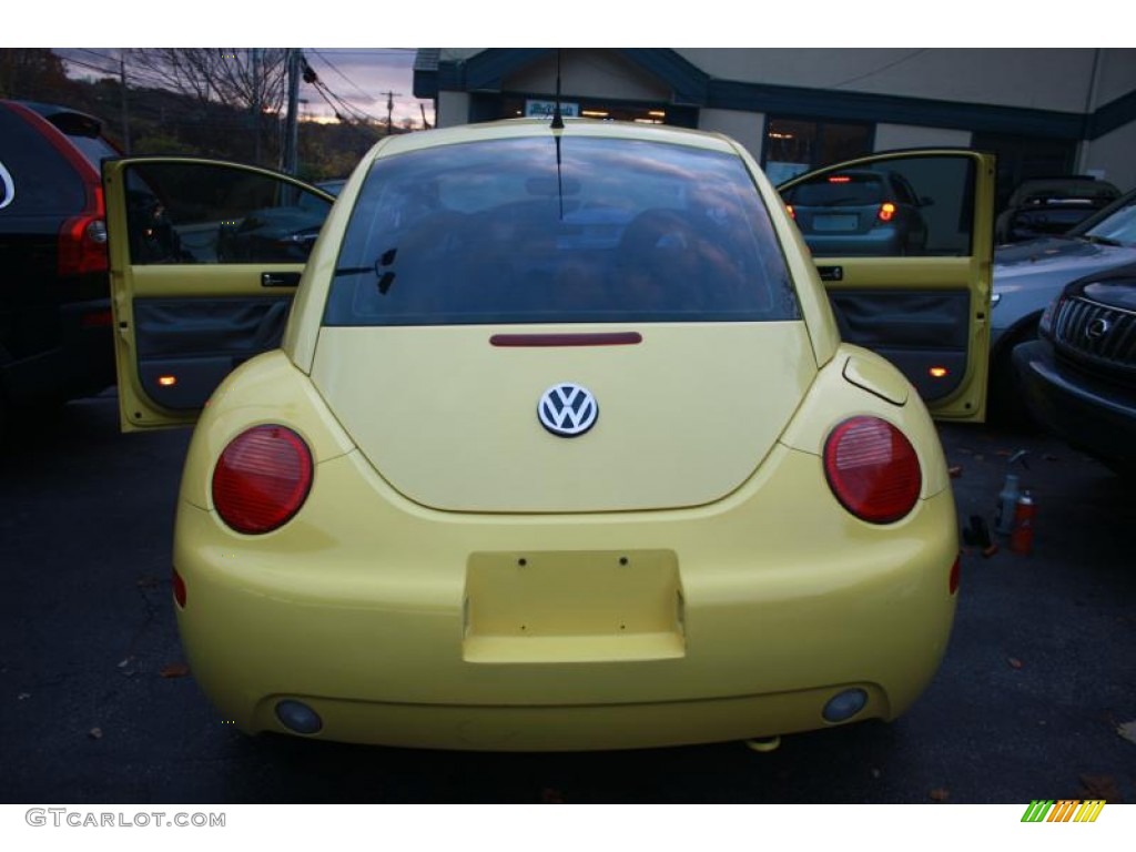 2001 New Beetle GLS Coupe - Yellow / Black photo #10