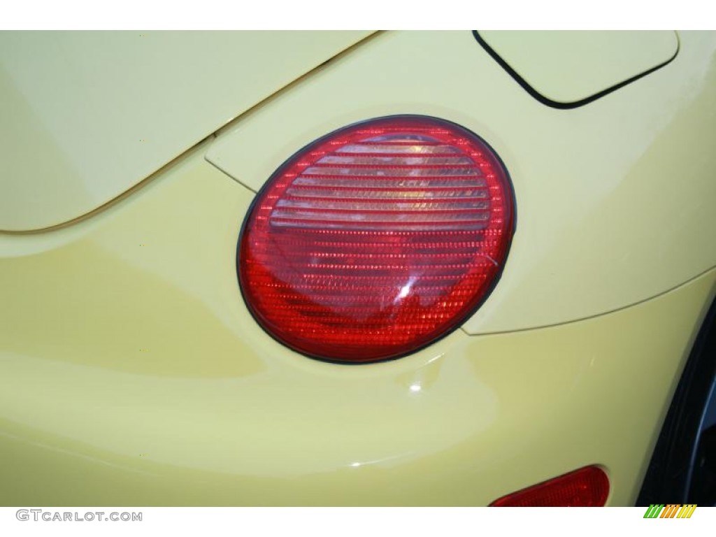 2001 New Beetle GLS Coupe - Yellow / Black photo #12