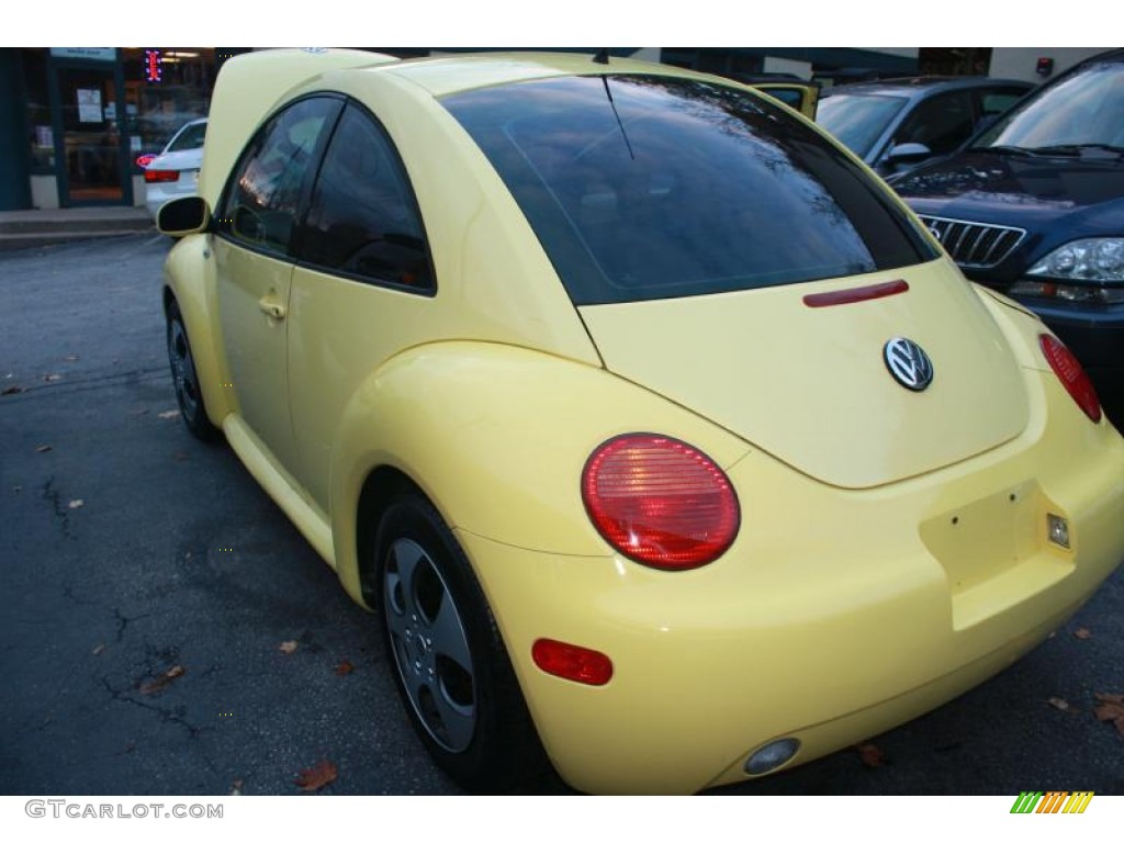 2001 New Beetle GLS Coupe - Yellow / Black photo #13