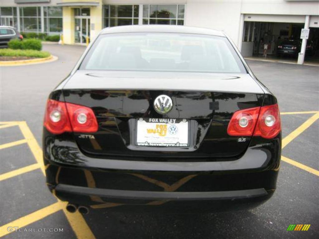 2006 Jetta Value Edition Sedan - Black / Anthracite Black photo #4