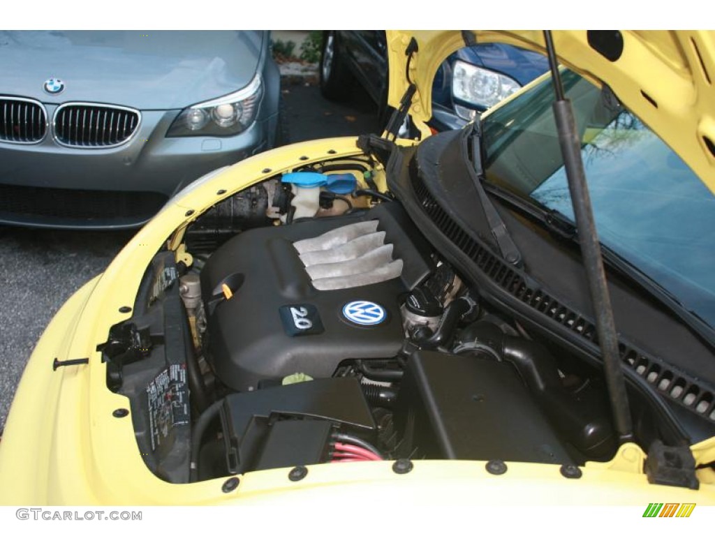 2001 New Beetle GLS Coupe - Yellow / Black photo #19