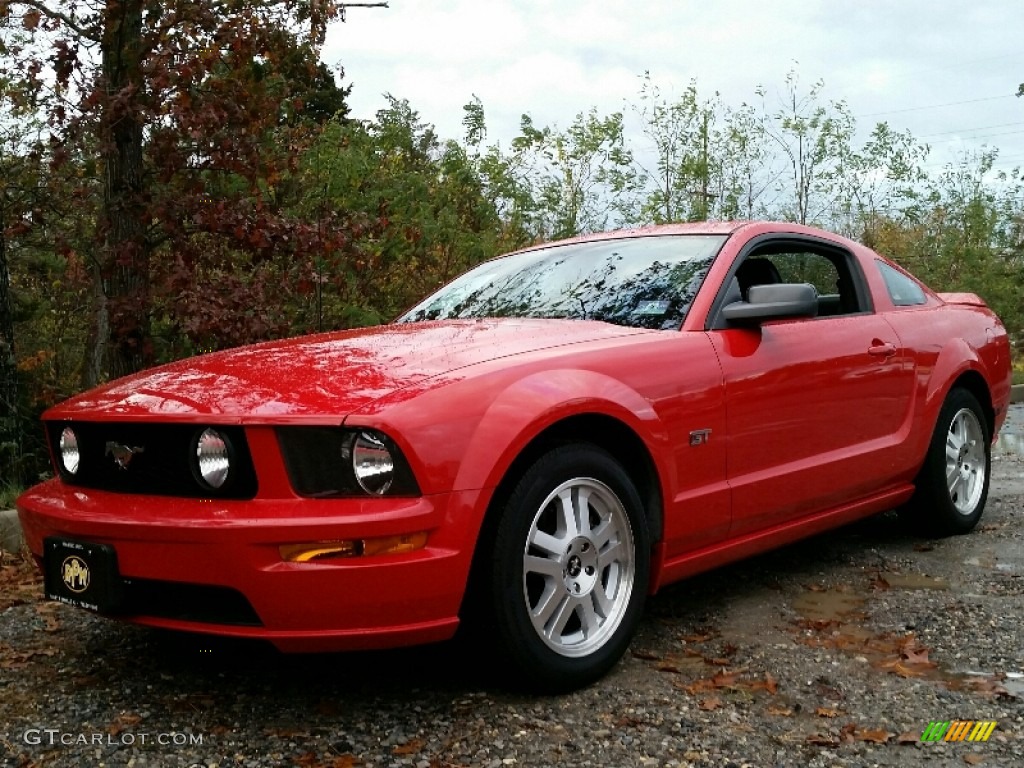 2007 Mustang GT Premium Coupe - Torch Red / Black/Dove Accent photo #1