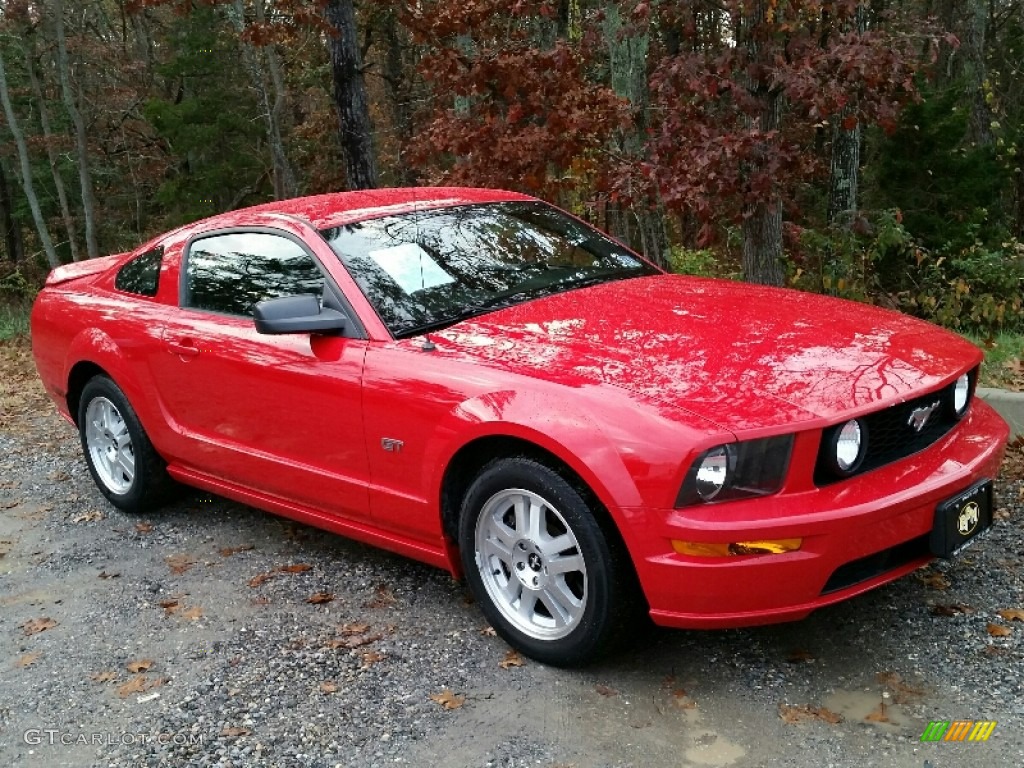 2007 Mustang GT Premium Coupe - Torch Red / Black/Dove Accent photo #3