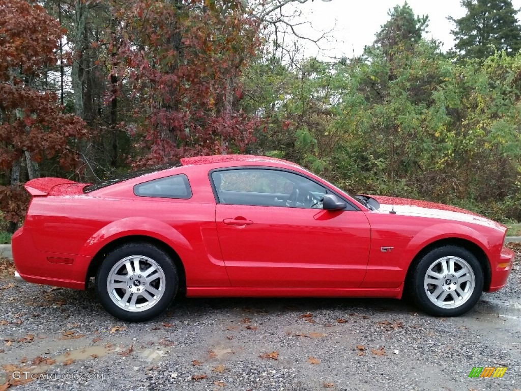 2007 Mustang GT Premium Coupe - Torch Red / Black/Dove Accent photo #4
